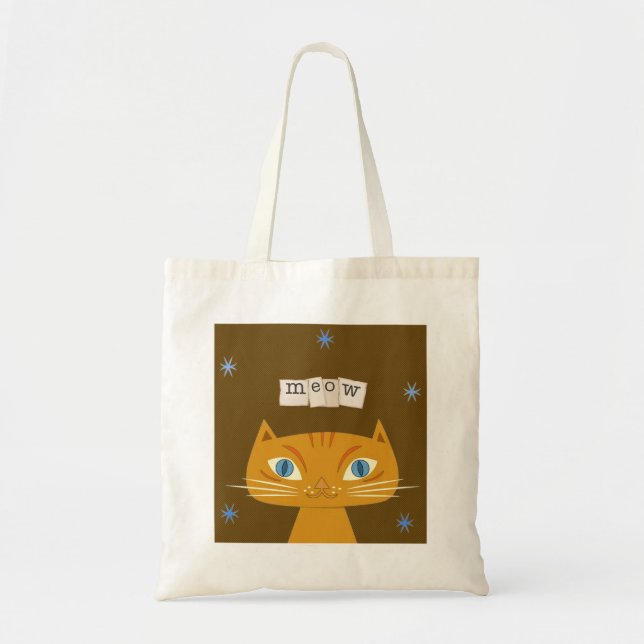 Sac fourre-tout Tabby Cat (Devant)