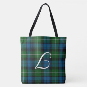 Sac fourre-tout Tartan Lamont Monogrammé