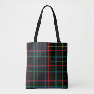 sac fourre-tout tartan plaid