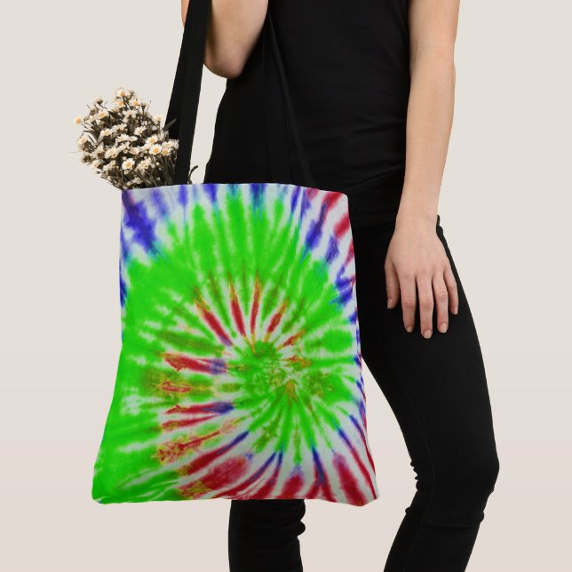 Sac fourre-tout Tie Dye (De près)