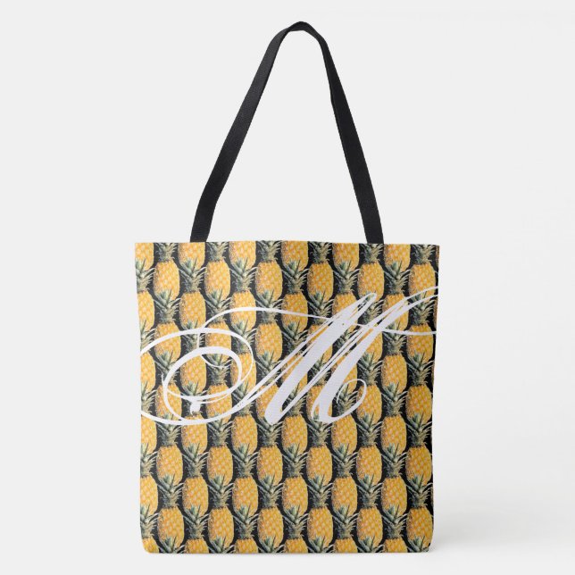 sac fourre-tout tout-en-un d'ananas tropicaux (Devant)