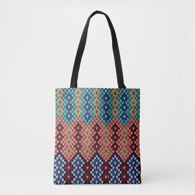 Sac fourre-tout tout imprimé, taille moyenne! (Devant)