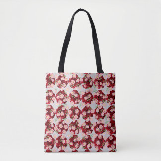 Sac fourre-tout tout-sur-impression avec Motif flo