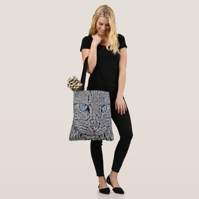 Sac fourre-tout tout-sur-impression fractionné (Sur le modèle)
