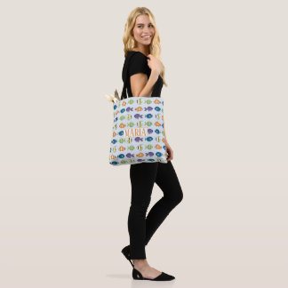 Sac fourre-tout tout-sur-impression Tropical FIsh 