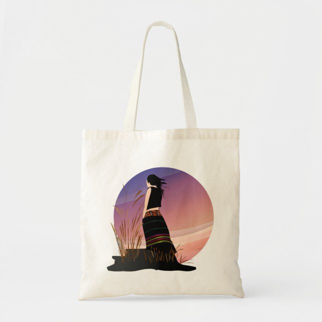 Sac fourre-tout tribal de filles Konyak Naga (Devant)