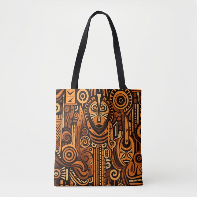 Sac fourre-tout Tribal Tapestry Mask Edition (Devant)
