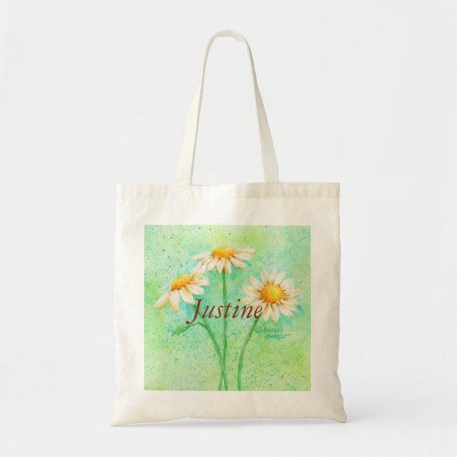Sac fourre-tout trois marguerites (Devant)