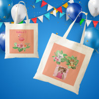 Sac fourre-tout Tropical Baby Animals Anniversaire