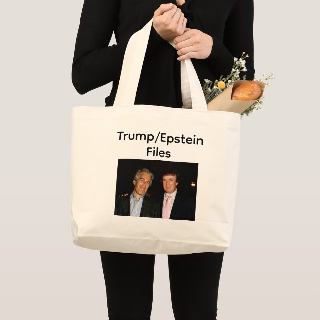 Sac fourre-tout Trump/Epstein fichiers (Devant (produit))