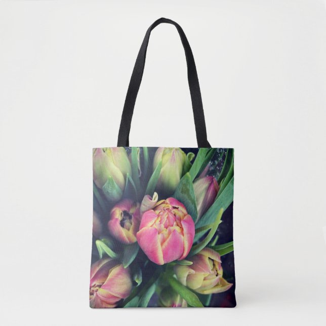 Sac fourre-tout Tulip rose (Devant)