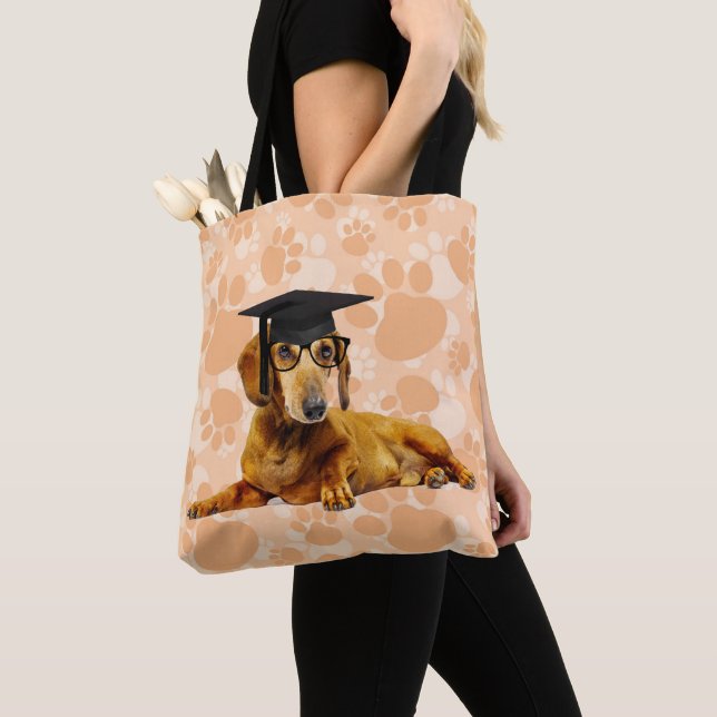 Sac fourre-tout universitaire de Dachshund (De près)