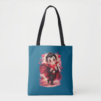 Sac fourre-tout Valentin Dracula drôle - recto-ver