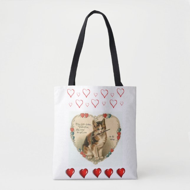 Sac fourre-tout valentines jour amour coeur (Devant)