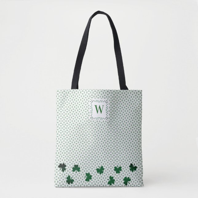 Sac fourre-tout vert shamrock (Devant)