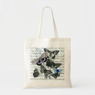 Sac fourre-tout vintage à Austen de papillons