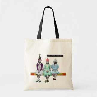 Sac fourre-tout vintage à image de société de