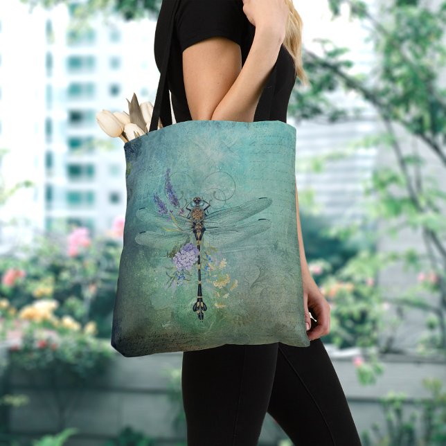 Sac fourre-tout vintage de libellules (Créateur téléchargé)