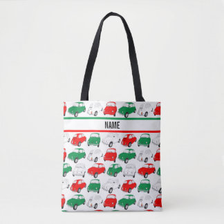 Sac fourre-tout vintage de Motif de voiture italie