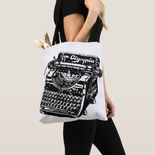 SAC FOURRE-TOUT vintage TYPEWRITER PURSE