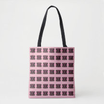 Sac fourre-tout violent à fleur