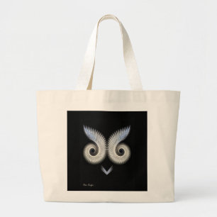 Sac fourre-tout visage de chouette fantaisiste Owl