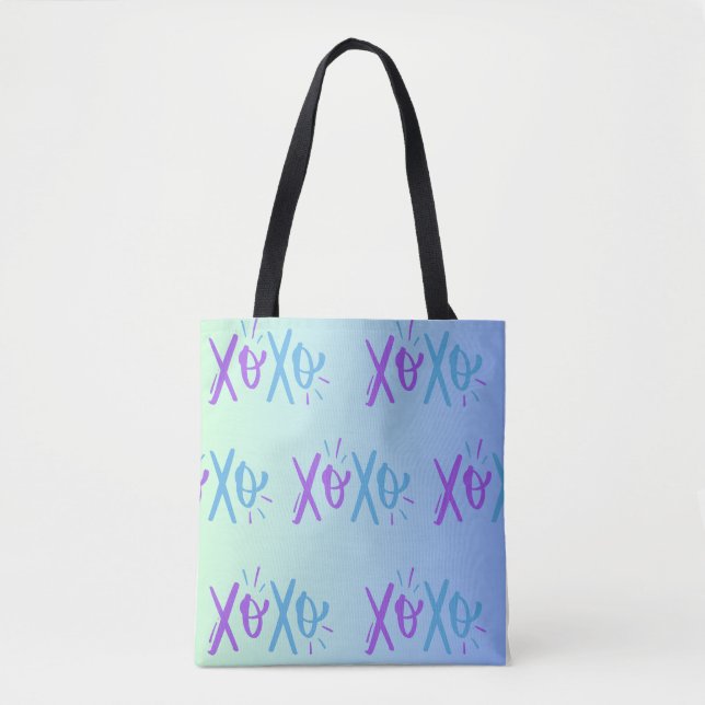 Sac fourre-tout XOXO Tout-Sur-Impression, Moyen (Devant)