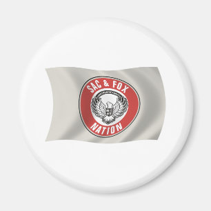 Sac & Fox Nation (Oklahoma) Flag Magnet