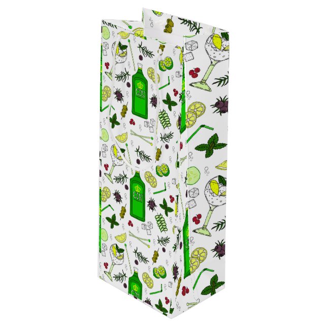 Sac Gin Tonic Cocktail Party Bouteille Sac (Devant Angle)