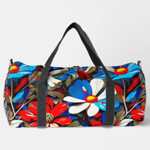 Sac grand duffel Fleur sauvage vivif