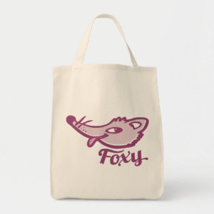 Sac graphique rose Foxy fox