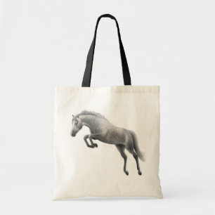 Sac gris sautant de cheval