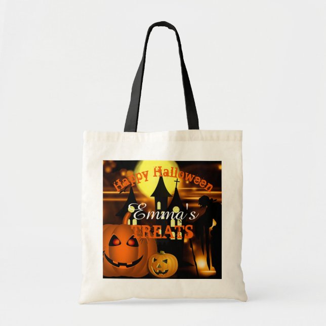 Sac Halloween personnalisé (Devant)