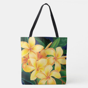 Sac hawaïen de plage de Plumeria tropical de