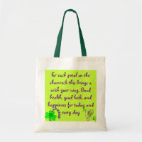 Sac irlandais de bénédiction