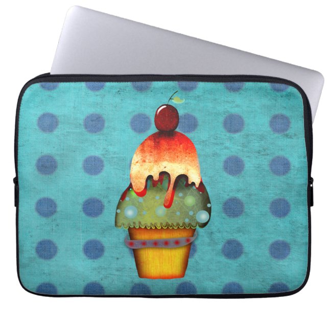Sac isotherme en néoprène pour cupcake (Devant)