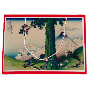 Sac JAPONAIS de cadeau d'IMPRESSION de MONTAGNE de