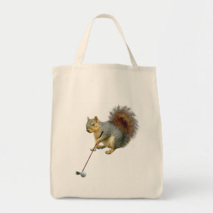 Sac jouant au golf d'écureuil