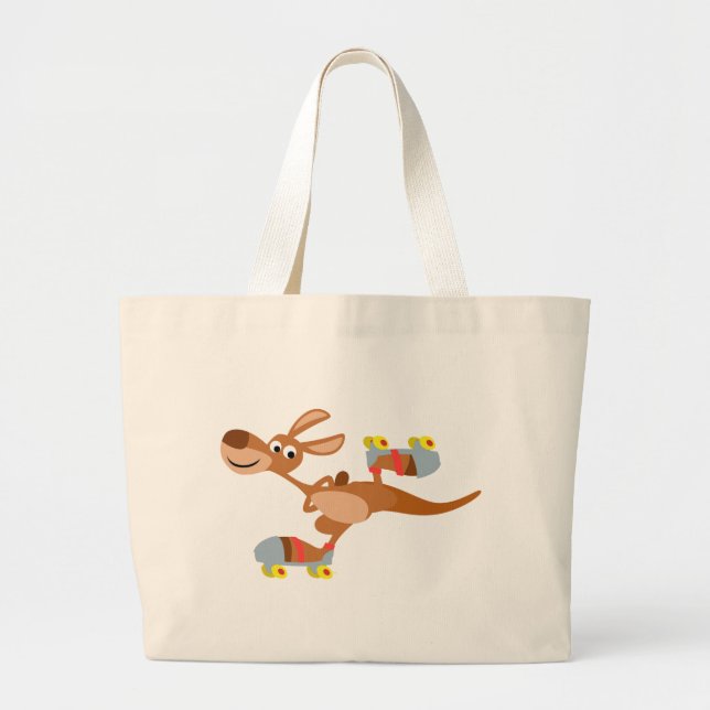 Sac Kangaroo Patinage en caricature mignon (Devant)