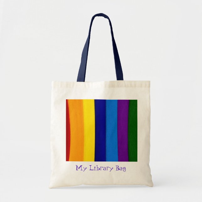 Sac lumineux de bibliothèque d'enfants de rayures (Devant)