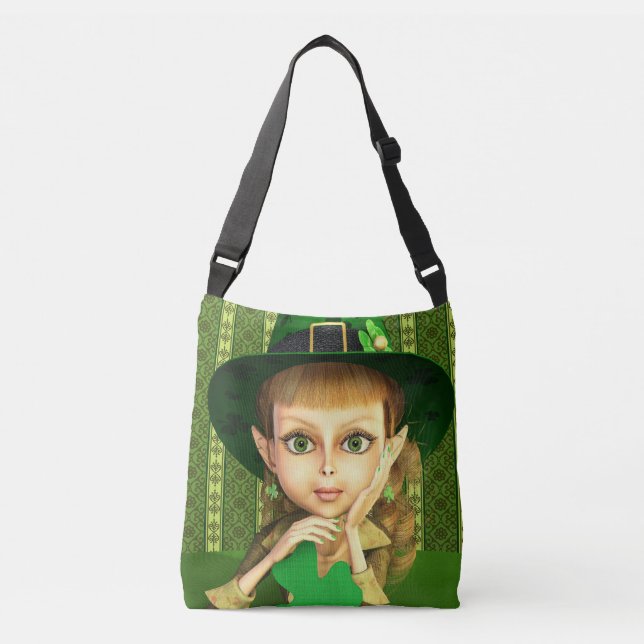 Sac mignon de Crossbody de fille de shamrock de (Devant)