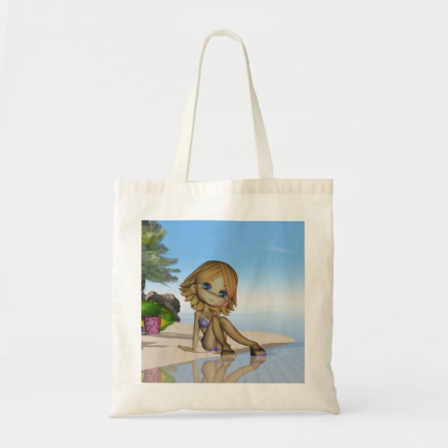 sac mignon de plage, collection de tarte de cutie (Devant)