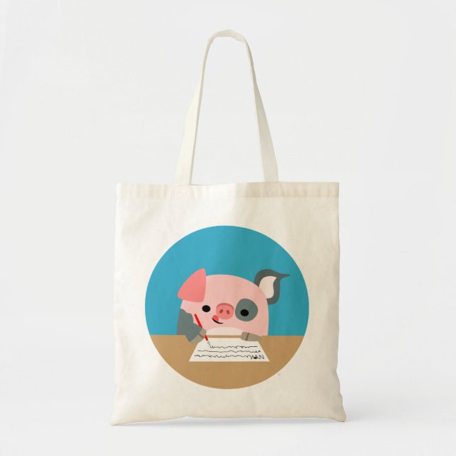 Sac mignon de porc d'écriture de bande dessinée (Devant)