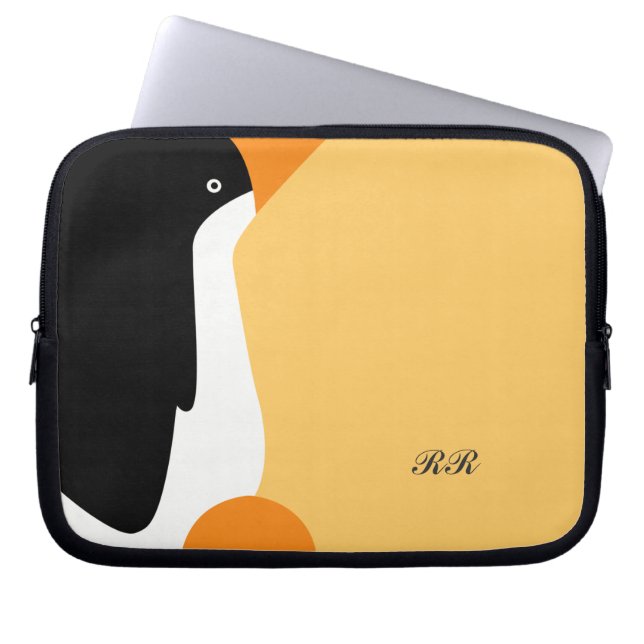 Sac mignon d'ordinateur portable de pingouin (Devant)