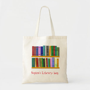 Sac mignon nommé de bibliothèque du livre de