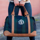 Sac Monogram Plaid Honeymoon Weender