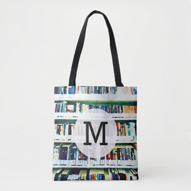 Sac Monogramme de la librairie Book Lover (Devant)