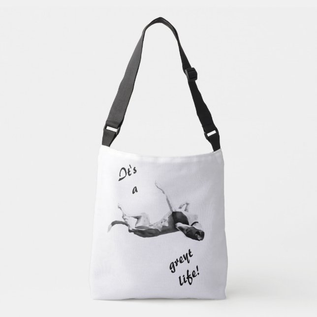 Sac mortuaire à croix de lévrier de la vie de (Devant)