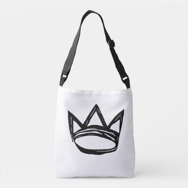 Sac mortuaire croisé avec la couronne (Dos)