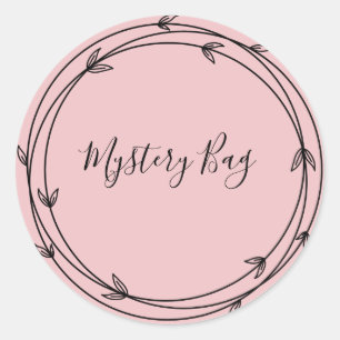 Sac mystère Sticker rond classique surprise